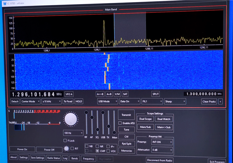EME-Signal und Mondecho 23cm OE9ERC.png