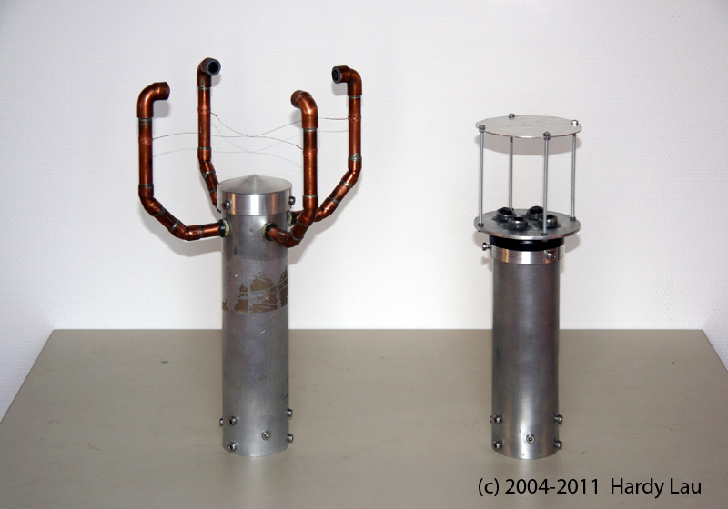 Ultrachall Windmesser (Anemometer). Beide Prototypen.